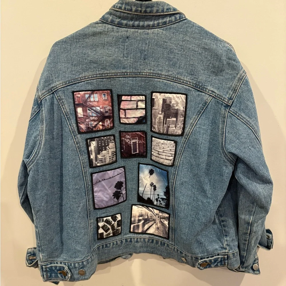 Forever 21 Patchwork Jean Jacket - Picture 2 of 4